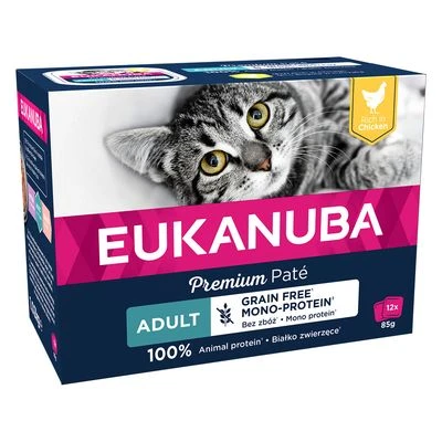 Eukanuba Grain Free Adult 12 X 85 G Para Gatos 4 Eukanuba Grain Free Adult 12 X 85 G Para Gatos - Imagen 2