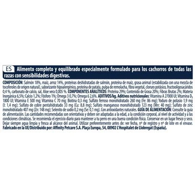 Advance Puppy Sensitive Salmón Y Arroz 8 Advance Puppy Sensitive Salmón Y Arroz - Imagen 6