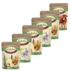 Pack Ahorro Lukullus Bolsitas 24 X 300g -Artículos Mascotas Tienda 45955 pla lukullus pouch gemischtes paket 6 x 300 g 1