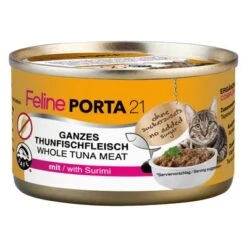 Feline Porta 21 Comida Para Gatos 6 X 90 G -Artículos Mascotas Tienda 4670 pla felineporta21 tunasurimi 90g 2 1