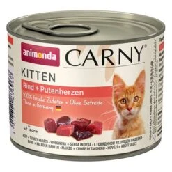 Animonda Carny Kitten 12 X 200 G - Pack Ahorro Mixto -Artículos Mascotas Tienda 51171 pla animonda carny kitten rind putenherzen 200g hs 01 1