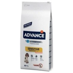 Advance Medium-Maxi Sensitive Con Salmón Y Arroz -Artículos Mascotas Tienda 53009 pla advance adult sensitivsalm n 12kg hs 01 0