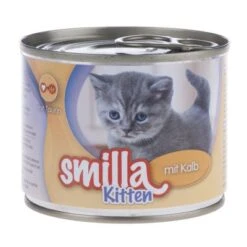 Pack Ahorro Smilla Kitten 24 X 200 G -Artículos Mascotas Tienda 57552 PLA Smilla Kitten mit Kalb 6 x 200g 5