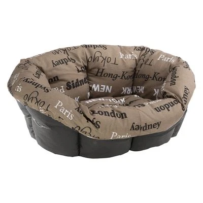 Set Cesta De Plástico Ferplast Siesta Deluxe Negra Con Funda Cities 7 Set Cesta De Plástico Ferplast Siesta Deluxe Negra Con Funda Cities - Imagen 5