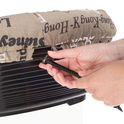 Set Cesta De Plástico Ferplast Siesta Deluxe Negra Con Funda Cities 9 Set Cesta De Plástico Ferplast Siesta Deluxe Negra Con Funda Cities - Imagen 7