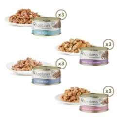 Pack Mixto Applaws Adult Latas 12 X 70 G -Artículos Mascotas Tienda 67663 applaws wetfood cat fischauwahl huhnchen hs 03 9
