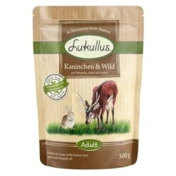 Pack Ahorro Lukullus Bolsitas 24 X 300g -Artículos Mascotas Tienda 68113 lukullus kaninchen wild 300 g 3