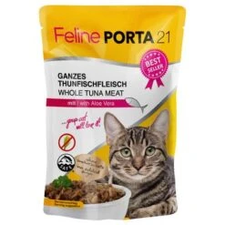 Feline Porta 21 6 X 100 G Comida Húmeda Para Gatos - Pack De Prueba 10 Feline Porta 21 6 X 100 G Comida Húmeda Para Gatos - Pack De Prueba -Artículos Mascotas Tienda 7175 pla felineporta21 tunaaloe pouch 3