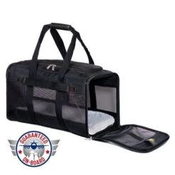Transportin Homologado Para Cabina De Avión Sherpa® Original Deluxe -Artículos Mascotas Tienda 73910 sherpa original deluxe pet carrier hs 03 6