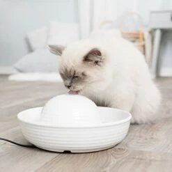 Bebedero Fuente Trixie Vital Flow De Cerámica -Artículos Mascotas Tienda 83797 trixie trinkbrunnen keramik vital flow mini hs 02 9