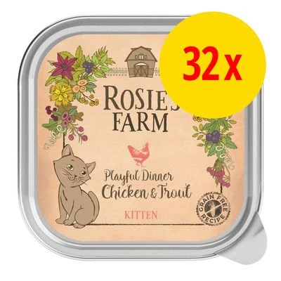 Rosie's Farm 32 X 100 G Comida Húmeda Para Gatos - Pack Ahorro 3 Rosie's Farm 32 X 100 G Comida Húmeda Para Gatos - Pack Ahorro
