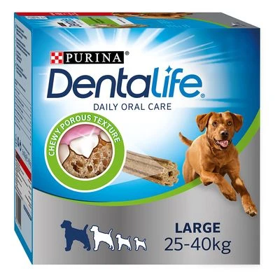 PURINA Dentalife Snacks Dentales Para Perros Grandes (25-40 Kg) 5 PURINA Dentalife Snacks Dentales Para Perros Grandes (25-40 Kg) - Imagen 3