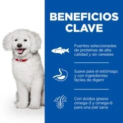 Hill's Science Plan Adult Hypoallergenic Small & Mini Con Salmón -Artículos Mascotas Tienda bk34688m ongoing key benefits 9