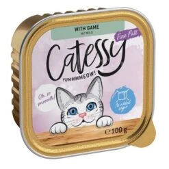 Catessy En Tarrinas 32 X 100 G - Pack Mixto 20 Catessy En Tarrinas 32 X 100 G - Pack Mixto -Artículos Mascotas Tienda catessy finepate game 100g 1000x1000 2