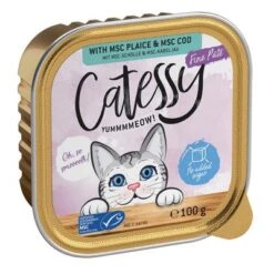 Catessy En Tarrinas 32 X 100 G - Pack Mixto 23 Catessy En Tarrinas 32 X 100 G - Pack Mixto -Artículos Mascotas Tienda catessy finepate plaicecod 100g 1000x1000 2