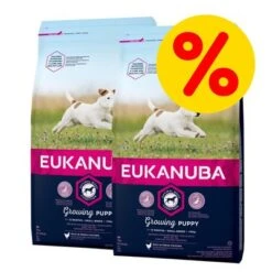 Artículos Mascotas Tienda 17 Pack Ahorro: Eukanuba Pienso Para Perros 2 X 7,5 A 15 Kg