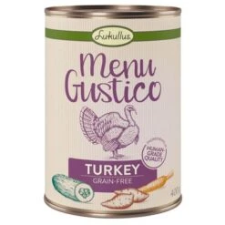 Lukullus Menú Gustico 24 X 400 G - Pack Ahorro 13 Lukullus Menú Gustico 24 X 400 G - Pack Ahorro -Artículos Mascotas Tienda lukullus menu gustico turkey 400g 1000x1000 1