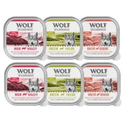 Wolf Of Wilderness 6 X 300 G 16 Wolf Of Wilderness 6 X 300 G -Artículos Mascotas Tienda new mixpack schale 4