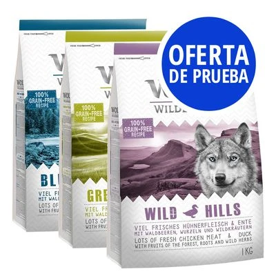 Pack De Prueba: Wolf Of Wilderness Pienso Para Perros 3 Pack De Prueba: Wolf Of Wilderness Pienso Para Perros