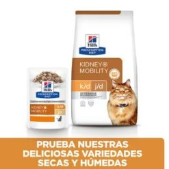 Hill's K/d + Mobility Prescription Diet Bolsitas Para Gatos -Artículos Mascotas Tienda pd kd mobility cat bk24069m bk27533m cross sell es 0