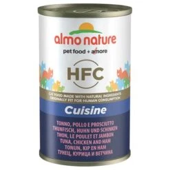 Almo Nature HFC 12 X 140 G - Pack Ahorro -Artículos Mascotas Tienda pla almonatureclassic tunachickenham hfc 140g 3