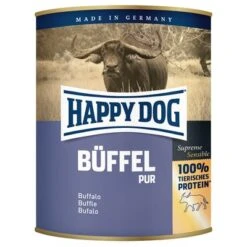 Happy Dog Pure Comida Húmeda Para Perros 6 X 800 G -Artículos Mascotas Tienda pla hd bueffel 800g 3