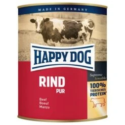 Happy Dog Pure Comida Húmeda Para Perros 6 X 800 G -Artículos Mascotas Tienda pla hd rind 800g 4