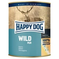 Happy Dog Pure Comida Húmeda Para Perros 6 X 800 G -Artículos Mascotas Tienda pla hd wild 800g 0