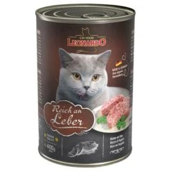 Leonardo All Meat Comida Húmeda Para Gatos 6 X 400 G -Artículos Mascotas Tienda pla leonardo leber 400g 4