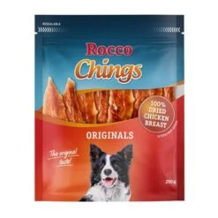 Megapack Rocco Chings Originals Láminas De Carne Para Perros 15 X 250 G 28 Megapack Rocco Chings Originals Láminas De Carne Para Perros 15 X 250 G -Artículos Mascotas Tienda pla rocco chingsoriginals driedchicken 250g 1000x1000 2