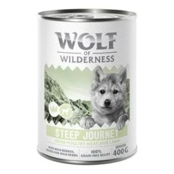 Wolf Of Wilderness Expedition Junior 6 X 400 G 15 Wolf Of Wilderness Expedition Junior 6 X 400 G -Artículos Mascotas Tienda poultry jr steep 400g 6