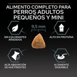 PURINA PRO PLAN Small & Mini Adult Sensitive Digestion Sin Cereales -Artículos Mascotas Tienda puprpnddadvsesmtu22ksizldpales 9