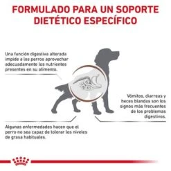 Royal Canin Veterinary Canine Gastrointestinal Low Fat Mousse -Artículos Mascotas Tienda rc vhn gastrointestinallowfatwet 420g cv 1bis es es pdf 8