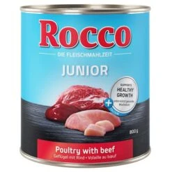 Oferta De Prueba Rocco Junior 6 X 800 G -Artículos Mascotas Tienda rocco junior poultrybeef 800g 1000x1000 9