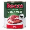 Rocco Single Meat 6 X 800 G Comida Húmeda Para Perros -Artículos Mascotas Tienda rocco nf singlemeat 800g beef 1000x1000 6 2