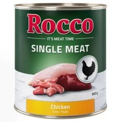 Pack Ahorro Rocco Single Meat 12 X 800 G 11 Pack Ahorro Rocco Single Meat 12 X 800 G -Artículos Mascotas Tienda rocco nf singlemeat 800g chicken 1000x1000 4