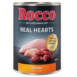 Rocco Real Hearts 6 X 400 G -Artículos Mascotas Tienda rocco realheart chicken 400g 1000x1000 2 1