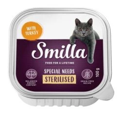 Smilla Sterilised En Tarrinas 24 X 100 G Comida Húmeda Para Gatos 13 Smilla Sterilised En Tarrinas 24 X 100 G Comida Húmeda Para Gatos -Artículos Mascotas Tienda smilla specialneeds sterilised turkey 100g 1000x1000 5