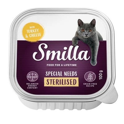 Smilla Sterilised En Tarrinas 24 X 100 G Comida Húmeda Para Gatos 7 Smilla Sterilised En Tarrinas 24 X 100 G Comida Húmeda Para Gatos - Imagen 5
