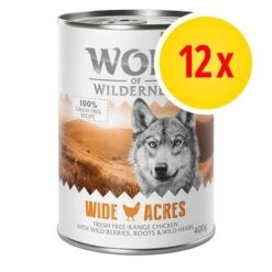 Wolf Of Wilderness Free Range 12 X 400 G - Pack Ahorro