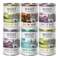 Wolf Of Wilderness 6 X 400 G -Artículos Mascotas Tienda wow 400g gestapelt 0
