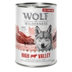 Wolf Of Wilderness Free Range 12 X 400 G - Pack Ahorro 24 Wolf Of Wilderness Free Range 12 X 400 G - Pack Ahorro -Artículos Mascotas Tienda wow freerange highvalley 400g 1000x1000 7