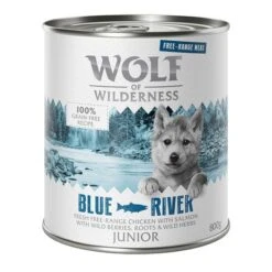 Wolf Of Wilderness Free Range 24 X 400 G - Pack Ahorro -Artículos Mascotas Tienda wow freerange junior blueriver 800g 1000x1000 1 3