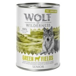 Wolf Of Wilderness Free Range 24 X 400 G - Pack Ahorro -Artículos Mascotas Tienda wow freerange senior greenfields 400g 1000x1000 2 0 1