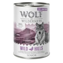 Wolf Of Wilderness Free Range 24 X 400 G - Pack Ahorro -Artículos Mascotas Tienda wow freerange senior wildhills 400g 1000x1000 1 6 1