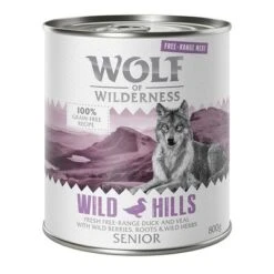 Wolf Of Wilderness Free Range Senior 6 X 800 G -Artículos Mascotas Tienda wow freerange senior wildhills 800g 1000x1000 1 4